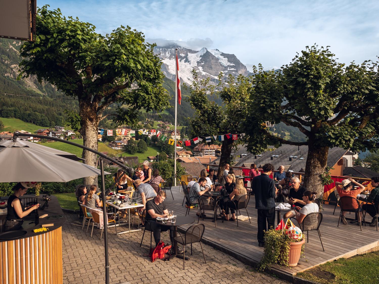 Hotel Jungfraublick Венген Экстерьер фото